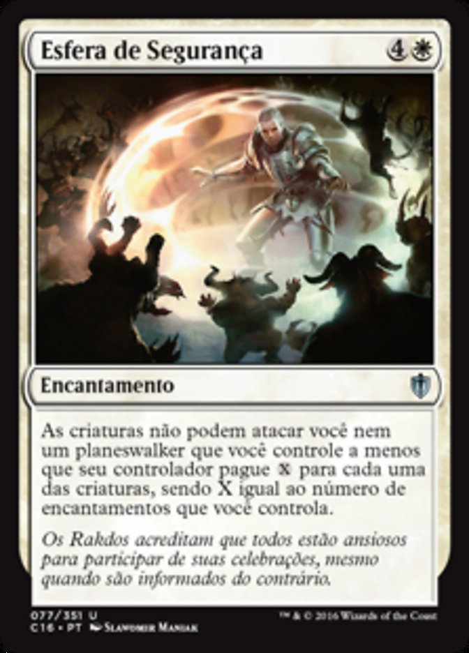 Esfera de Segurança / Sphere of Safety - Magic: The Gathering - MoxLand