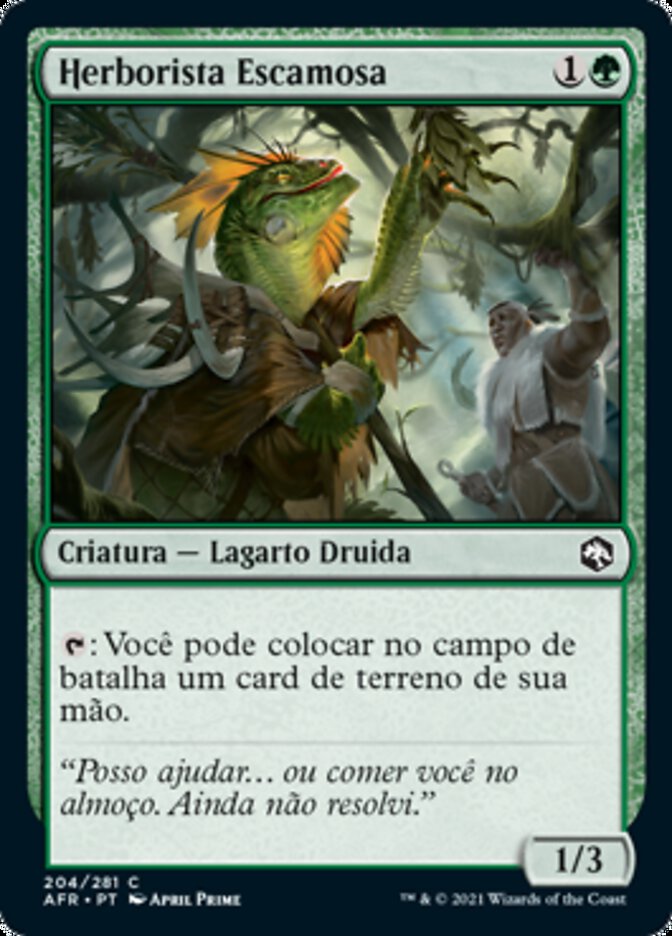 Herborista Escamosa / Scaled Herbalist - Magic: The Gathering - MoxLand