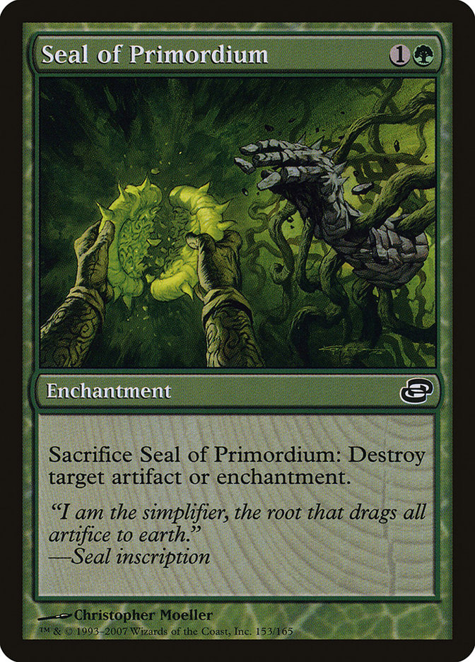 Selo do Primórdio / Seal of Primordium - Magic: The Gathering - MoxLand