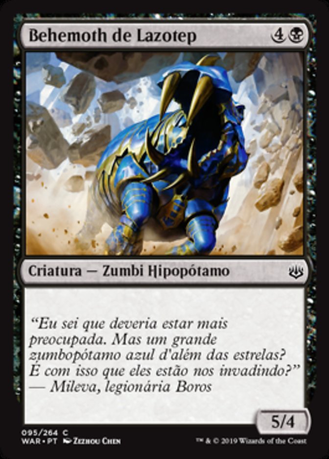 Behemoth de Lazotep / Lazotep Behemoth - Magic: The Gathering - MoxLand