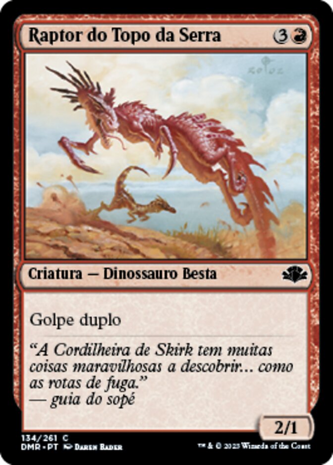 Raptor do Topo da Serra / Ridgetop Raptor - Magic: The Gathering - MoxLand