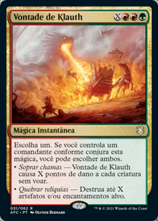 Vontade de Klauth / Klauth's Will - Magic: The Gathering - MoxLand