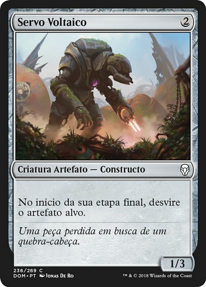 Servo Voltaico / Voltaic Servant - Magic: The Gathering - MoxLand