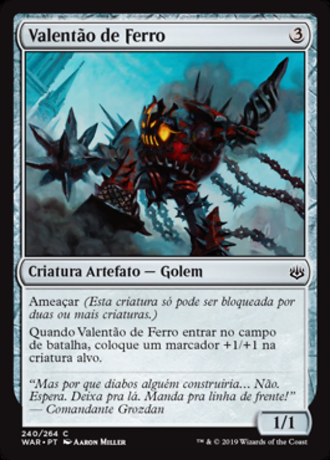 Valentão de Ferro / Iron Bully - Magic: The Gathering - MoxLand