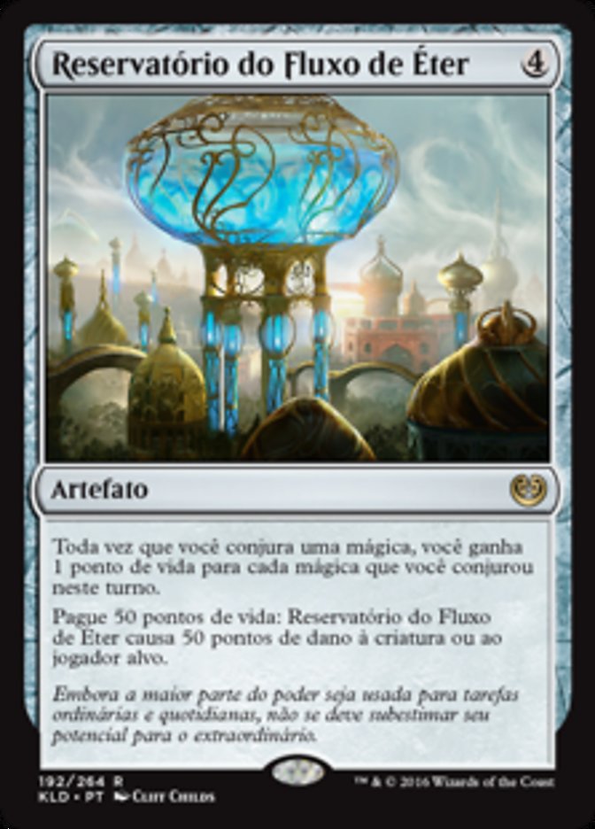 Reservatório do Fluxo de Éter / Aetherflux Reservoir - Magic: The Gathering - MoxLand