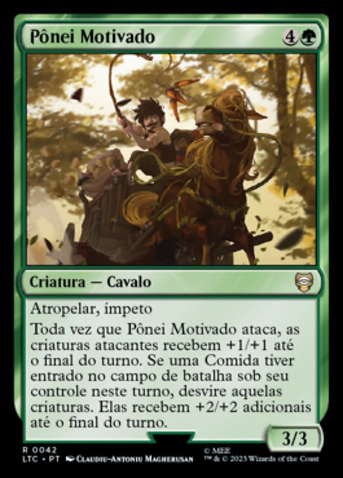 Pônei Motivado / Motivated Pony - Magic: The Gathering - MoxLand