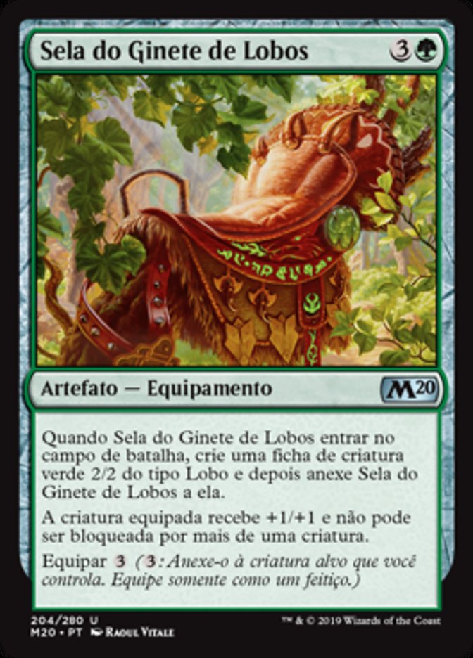 Sela do Ginete de Lobos / Wolfrider's Saddle - Magic: The Gathering - MoxLand