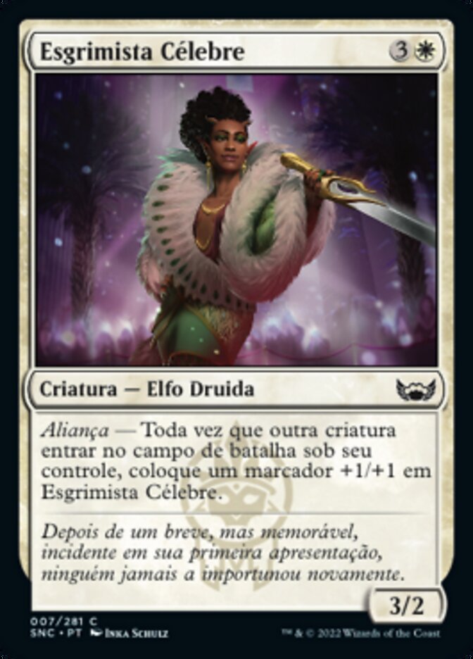 Esgrimista Célebre / Celebrity Fencer - Magic: The Gathering - MoxLand