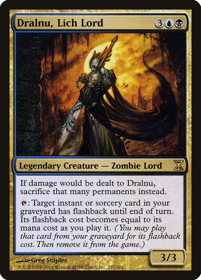 Dralnu, Senhor dos Cadáveres / Dralnu, Lich Lord - Magic: The Gathering - MoxLand