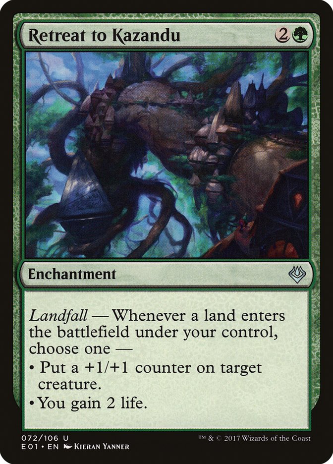 Retirada para Kazandu / Retreat to Kazandu - Magic: The Gathering - MoxLand