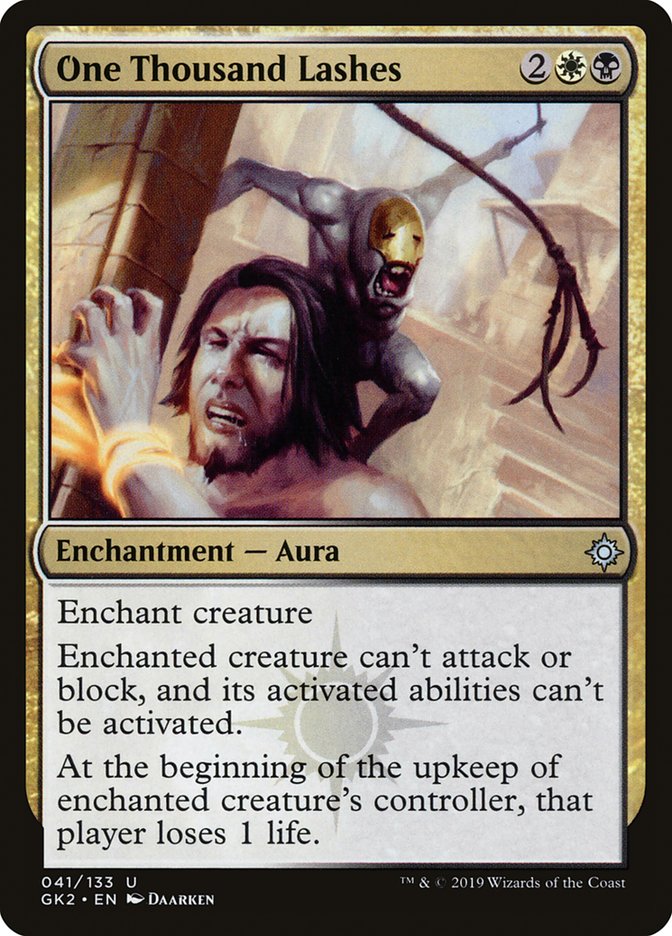 Mil Chicotadas / One Thousand Lashes - Magic: The Gathering - MoxLand