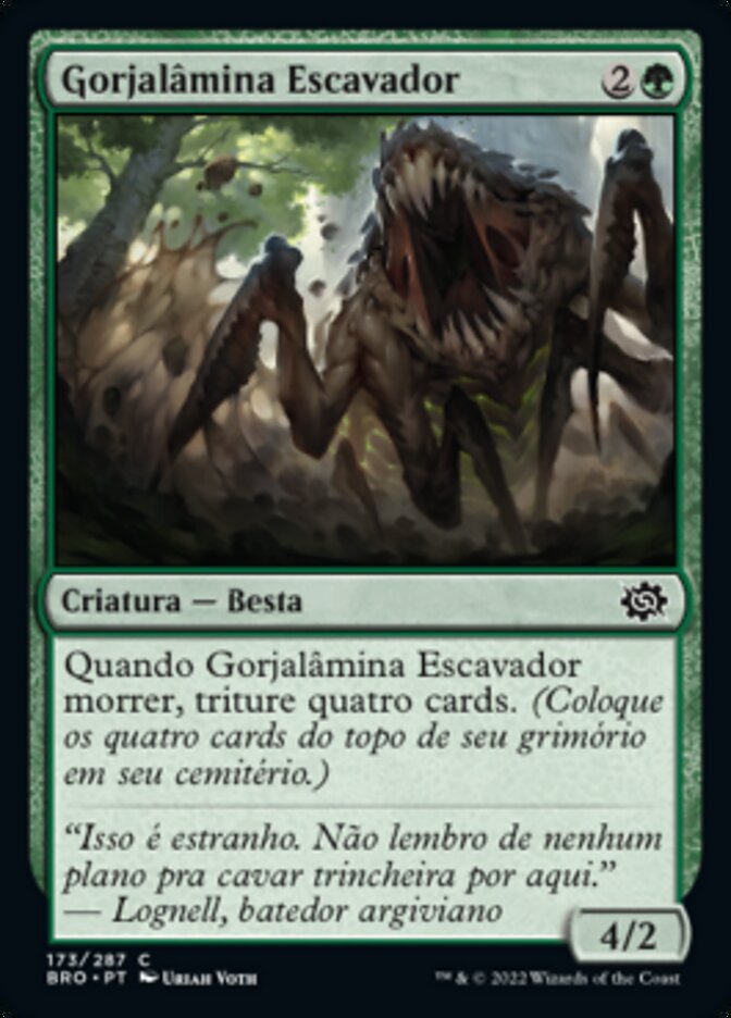 Gorjalâmina Escavador / Burrowing Razormaw - Magic: The Gathering - MoxLand