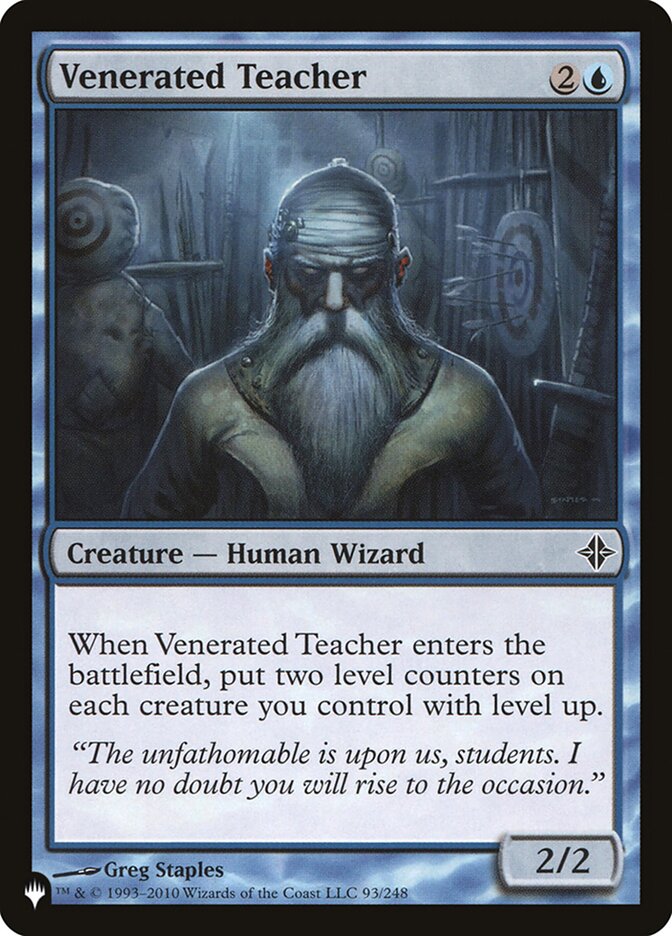 Professor Venerado / Venerated Teacher - Magic: The Gathering - MoxLand