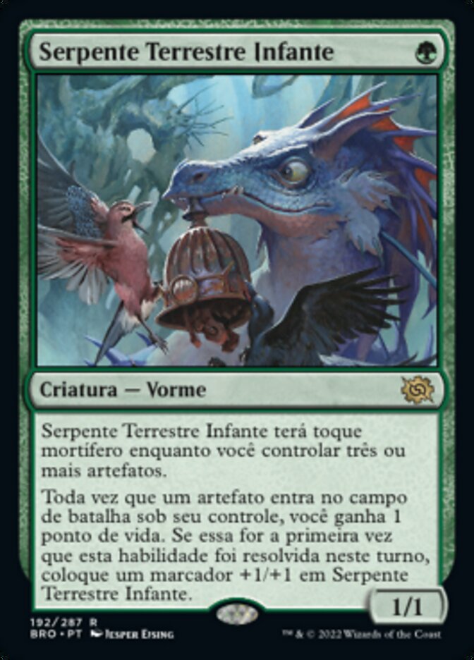 Serpente Terrestre Infante / Teething Wurmlet - Magic: The Gathering - MoxLand