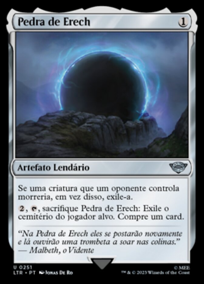 Pedra de Erech / Stone of Erech - Magic: The Gathering - MoxLand