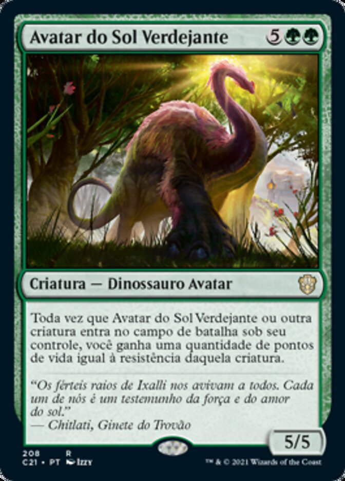 Avatar do Sol Verdejante / Verdant Sun's Avatar - Magic: The Gathering - MoxLand