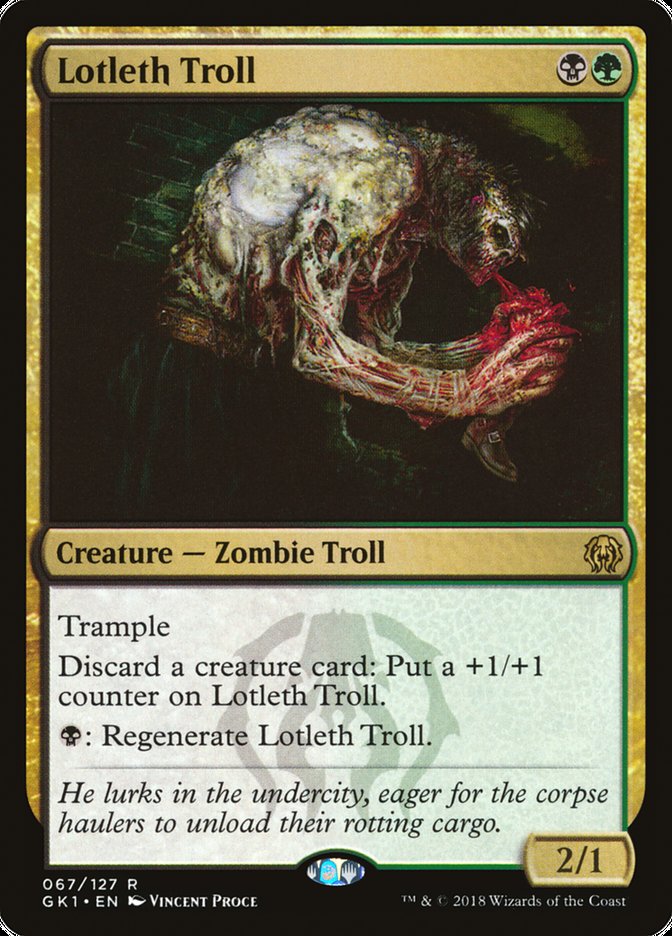Trol Lotleth / Lotleth Troll - Magic: The Gathering - MoxLand