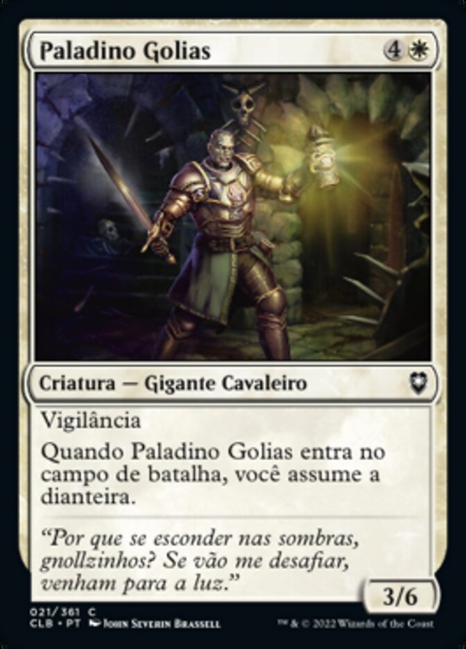 Paladino Golias / Goliath Paladin - Magic: The Gathering - MoxLand