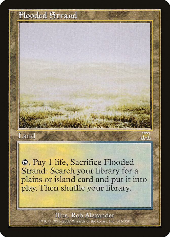 Praia Inundada / Flooded Strand - Magic: The Gathering - MoxLand