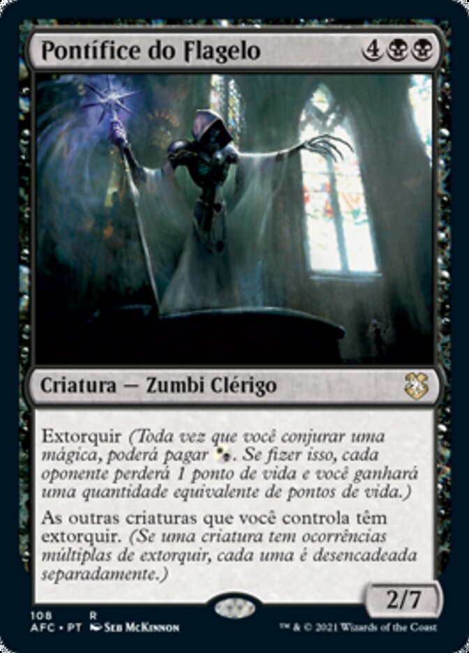 Pontífice do Flagelo / Pontiff of Blight - Magic: The Gathering - MoxLand