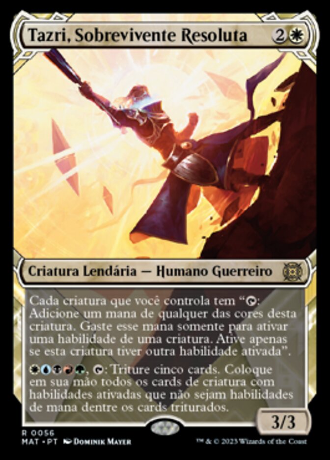 Tazri, Sobrevivente Resoluta / Tazri, Stalwart Survivor - Magic: The Gathering - MoxLand