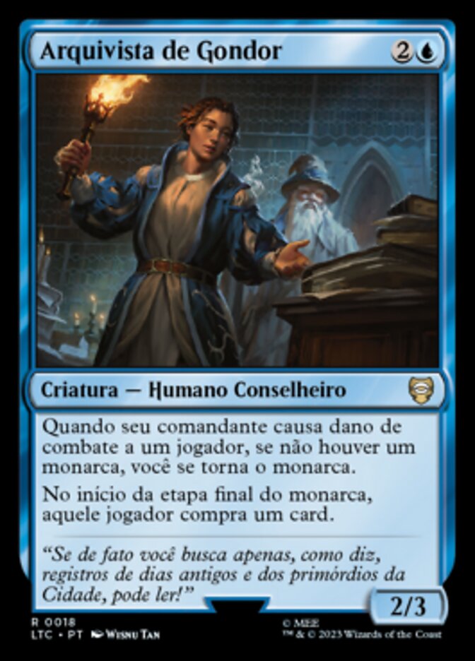 Arquivista de Gondor / Archivist of Gondor - Magic: The Gathering - MoxLand