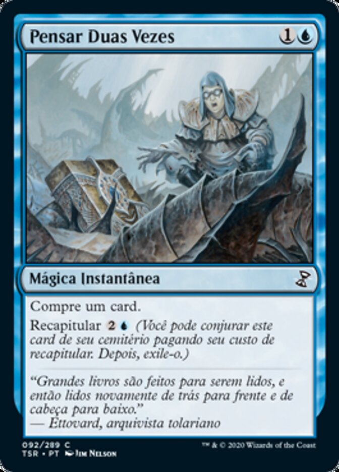 Pensar Duas Vezes / Think Twice - Magic: The Gathering - MoxLand