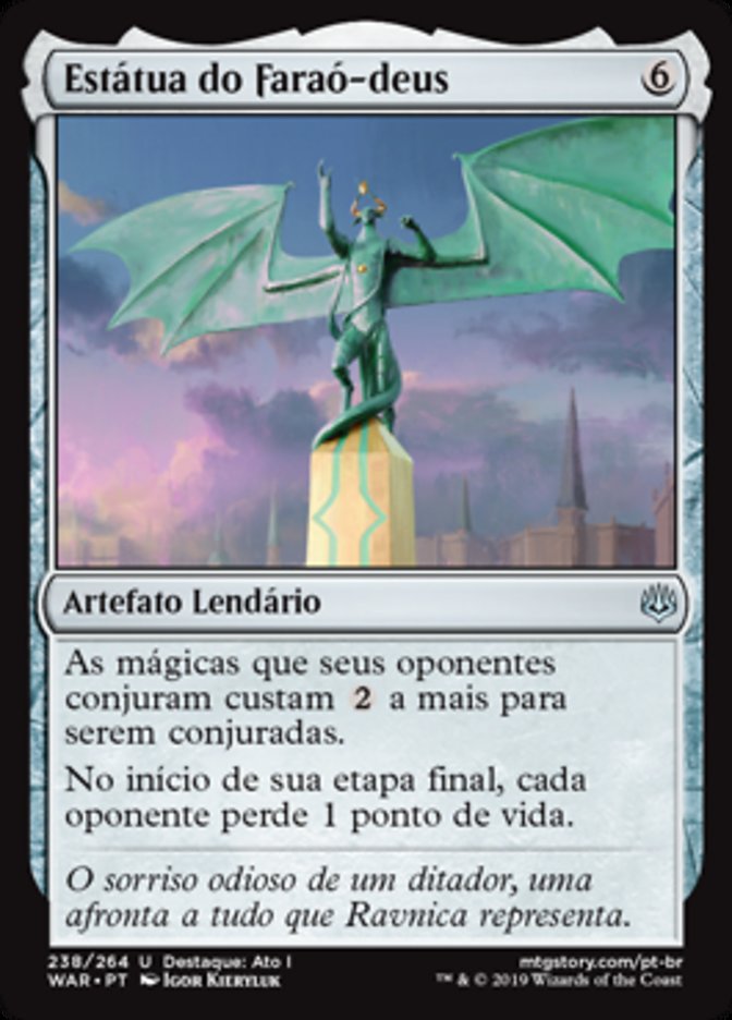 Estátua do Faraó-deus / God-Pharaoh's Statue - Magic: The Gathering - MoxLand