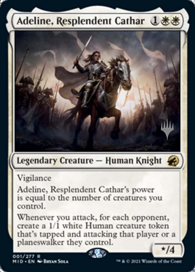 Adeline, Cátara Resplandecente / Adeline, Resplendent Cathar - Magic: The Gathering - MoxLand