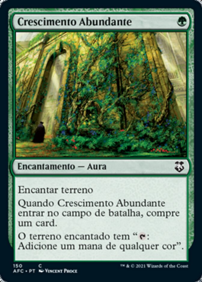 Crescimento Abundante / Abundant Growth - Magic: The Gathering - MoxLand