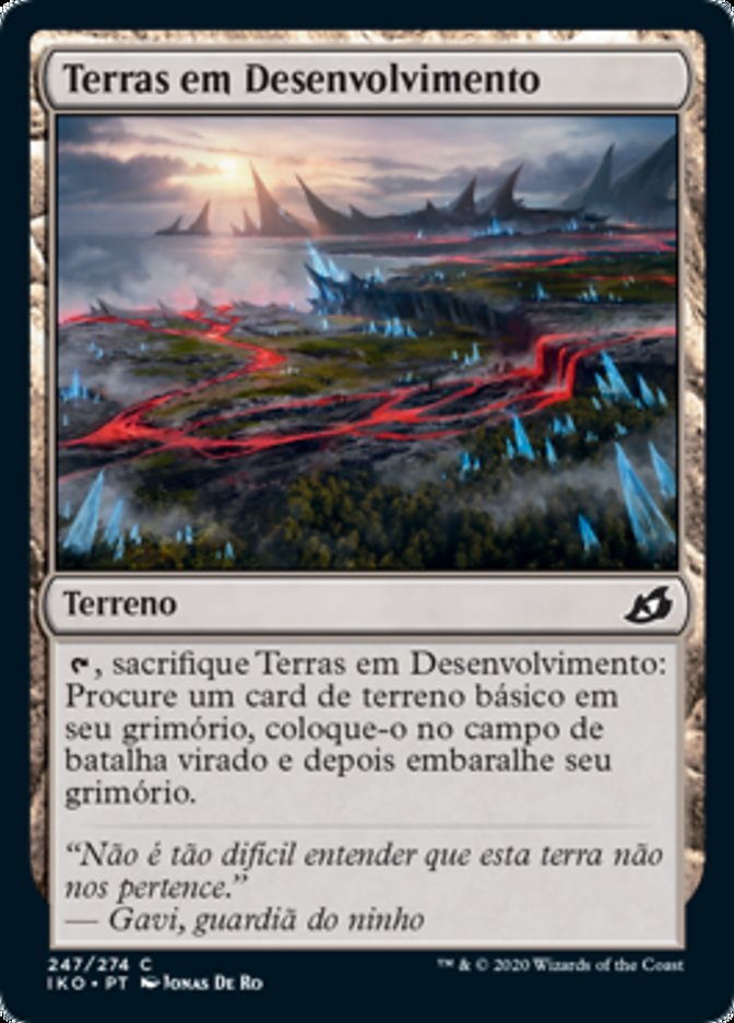 Terras em Desenvolvimento / Evolving Wilds - Magic: The Gathering - MoxLand