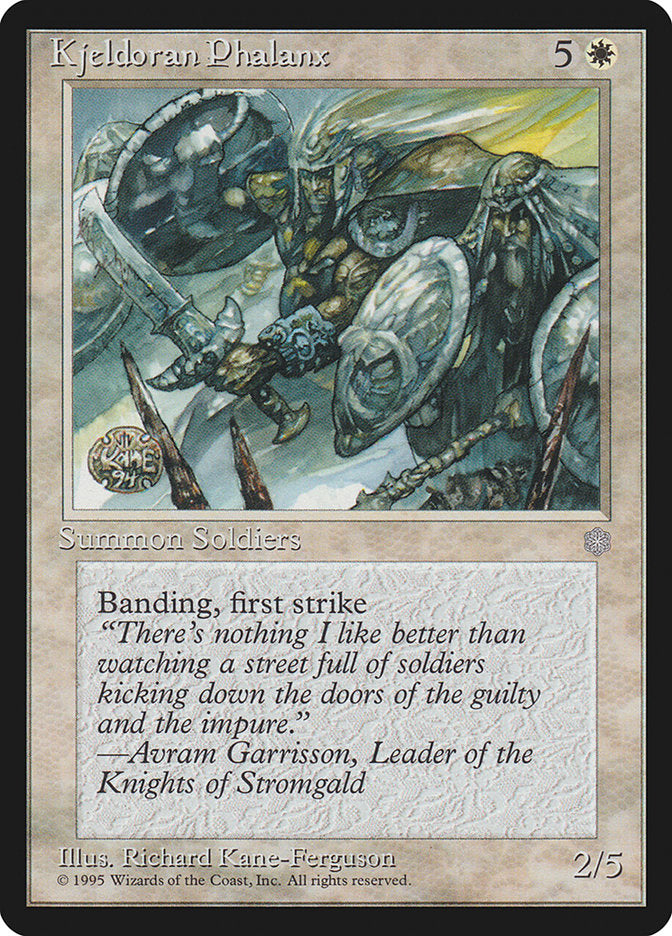 Falange Kjeldorana / Kjeldoran Phalanx - Magic: The Gathering - MoxLand