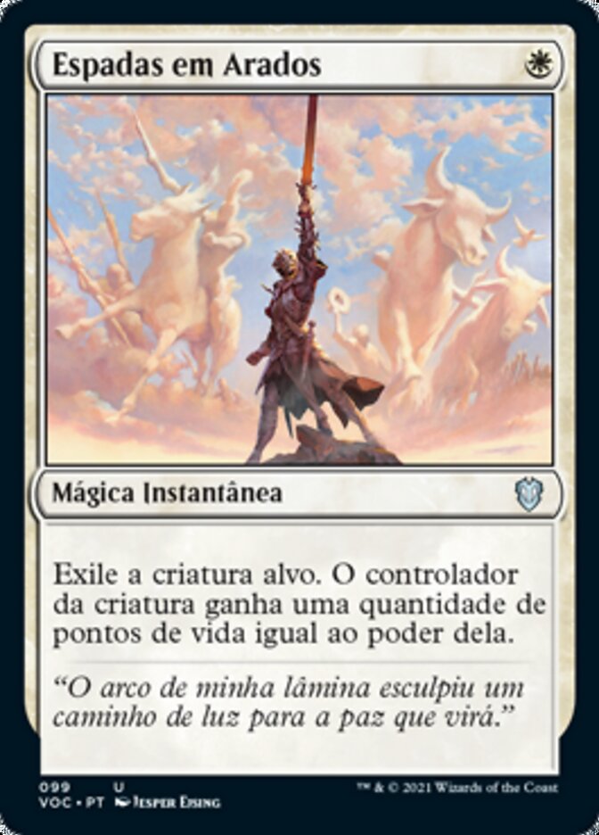 Espadas em Arados / Swords to Plowshares - Magic: The Gathering - MoxLand