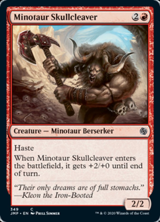 Minotauro Rompe-crânios / Minotaur Skullcleaver - Magic: The Gathering - MoxLand