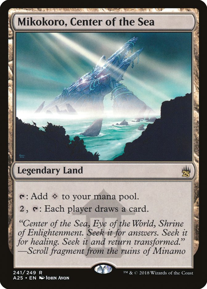 Mikokoro, Centro do Mar / Mikokoro, Center of the Sea - Magic: The Gathering - MoxLand