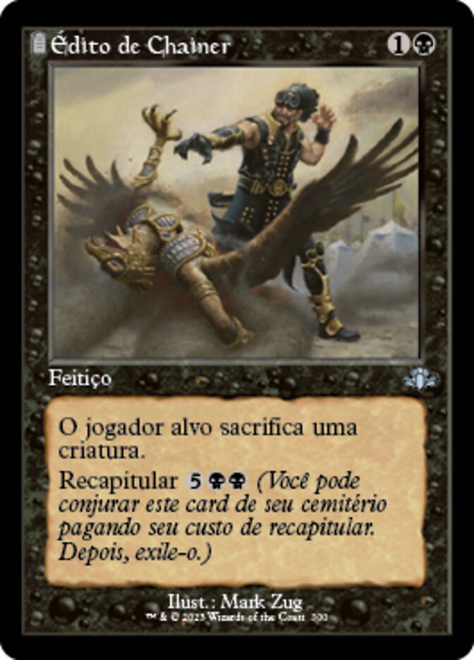 Édito de Chainer / Chainer's Edict - Magic: The Gathering - MoxLand