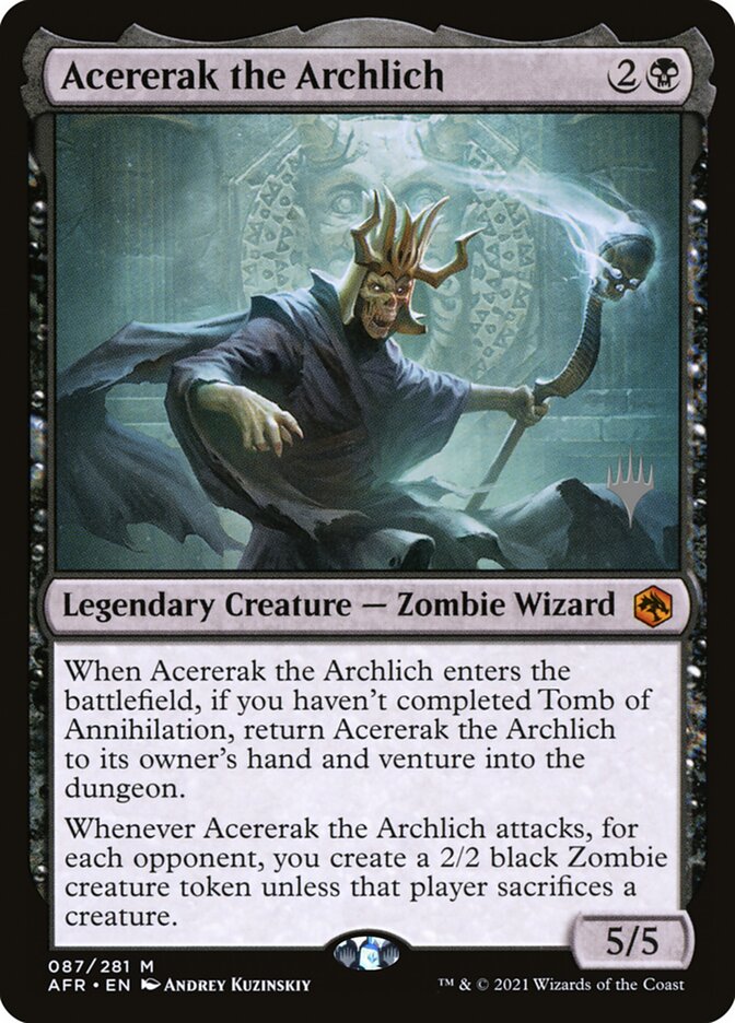 Acererak, o Arquilich / Acererak the Archlich - Magic: The Gathering - MoxLand