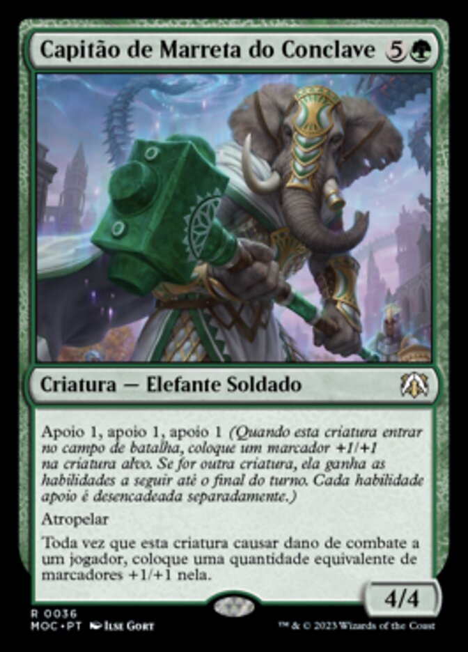 Capitão de Marreta do Conclave / Conclave Sledge-Captain - Magic: The Gathering - MoxLand