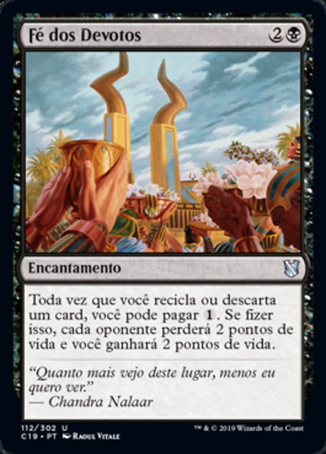 Fé dos Devotos / Faith of the Devoted - Magic: The Gathering - MoxLand