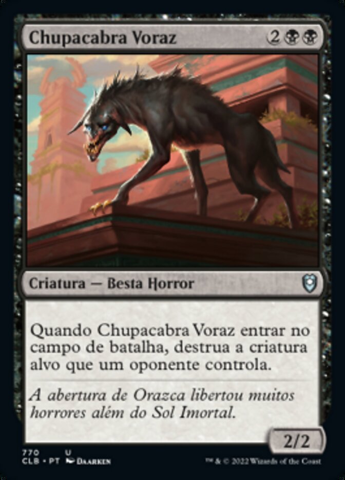 Chupacabra Voraz / Ravenous Chupacabra - Magic: The Gathering - MoxLand