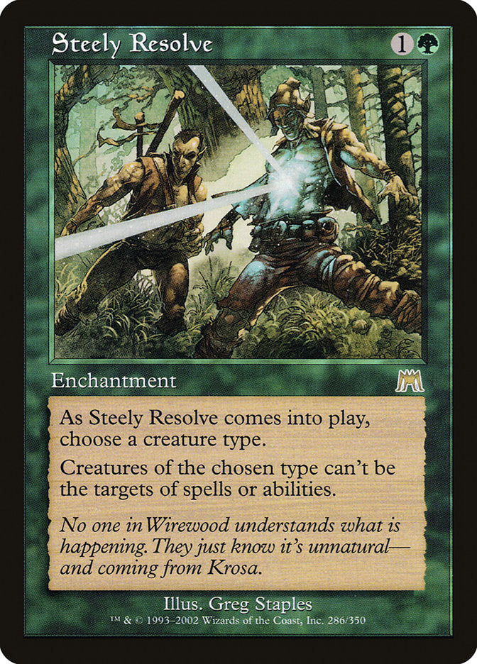 Resolução Inflexível / Steely Resolve - Magic: The Gathering - MoxLand