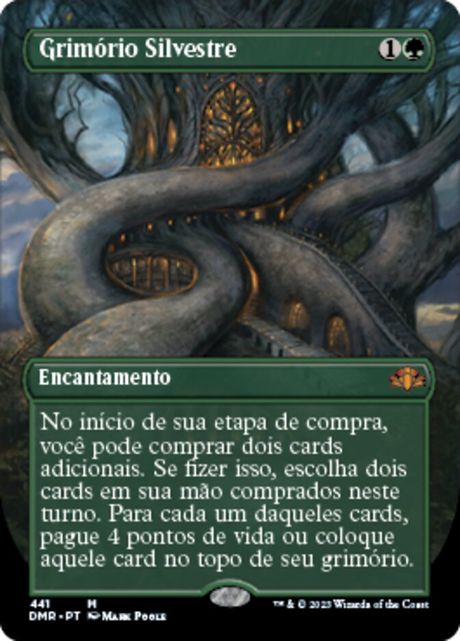 Grimório Silvestre / Sylvan Library - Magic: The Gathering - MoxLand