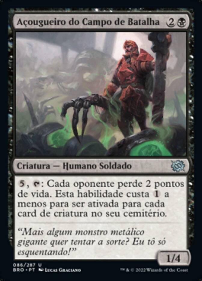 Açougueiro do Campo de Batalha / Battlefield Butcher - Magic: The Gathering - MoxLand