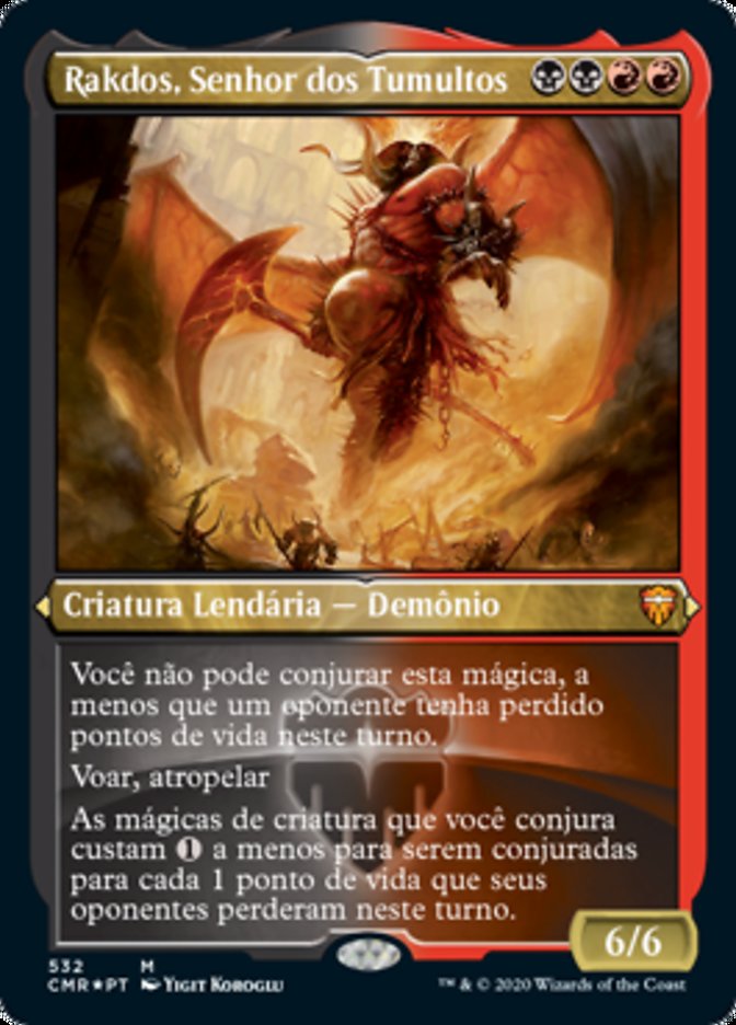 Rakdos, Senhor dos Tumultos / Rakdos, Lord of Riots - Magic: The Gathering - MoxLand