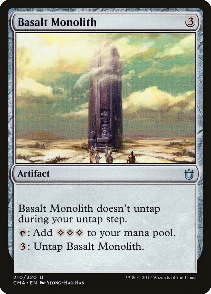 Basalt Monolith / Basalt Monolith - Magic: The Gathering - MoxLand