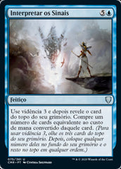 Interpretar os Sinais / Interpret the Signs - Magic: The Gathering - MoxLand
