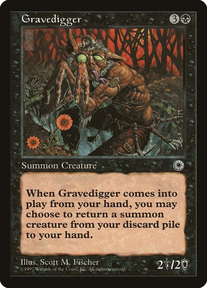 Coveiro / Gravedigger - Magic: The Gathering - MoxLand