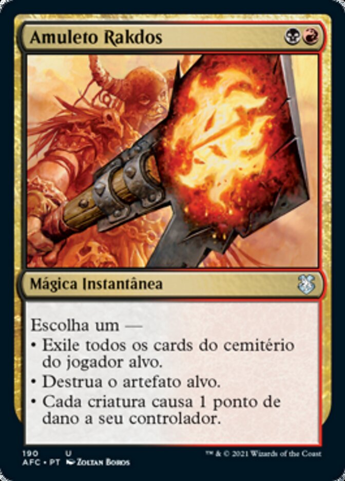 Amuleto Rakdos / Rakdos Charm - Magic: The Gathering - MoxLand