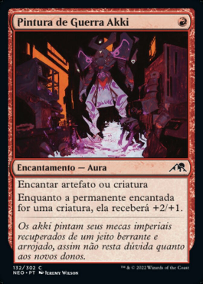 Pintura de Guerra Akki / Akki War Paint - Magic: The Gathering - MoxLand