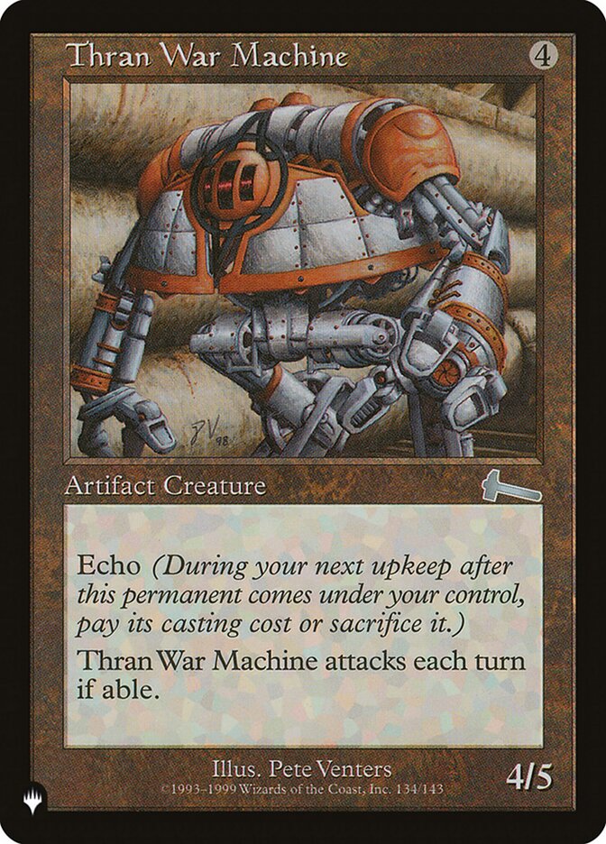 Máquina de Guerra dos Thran / Thran War Machine - Magic: The Gathering - MoxLand